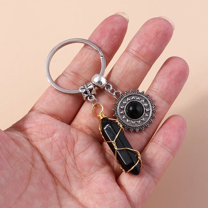 Porte - clé Bijou <br> Le Soleil noir - as picture shows 11