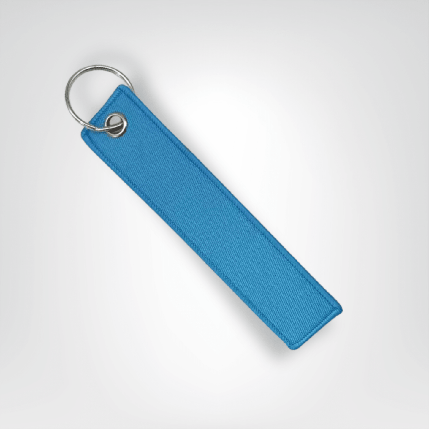 Porte - clé Lanière <br> Le Rider bleu ciel personnalisable - Bleu ciel