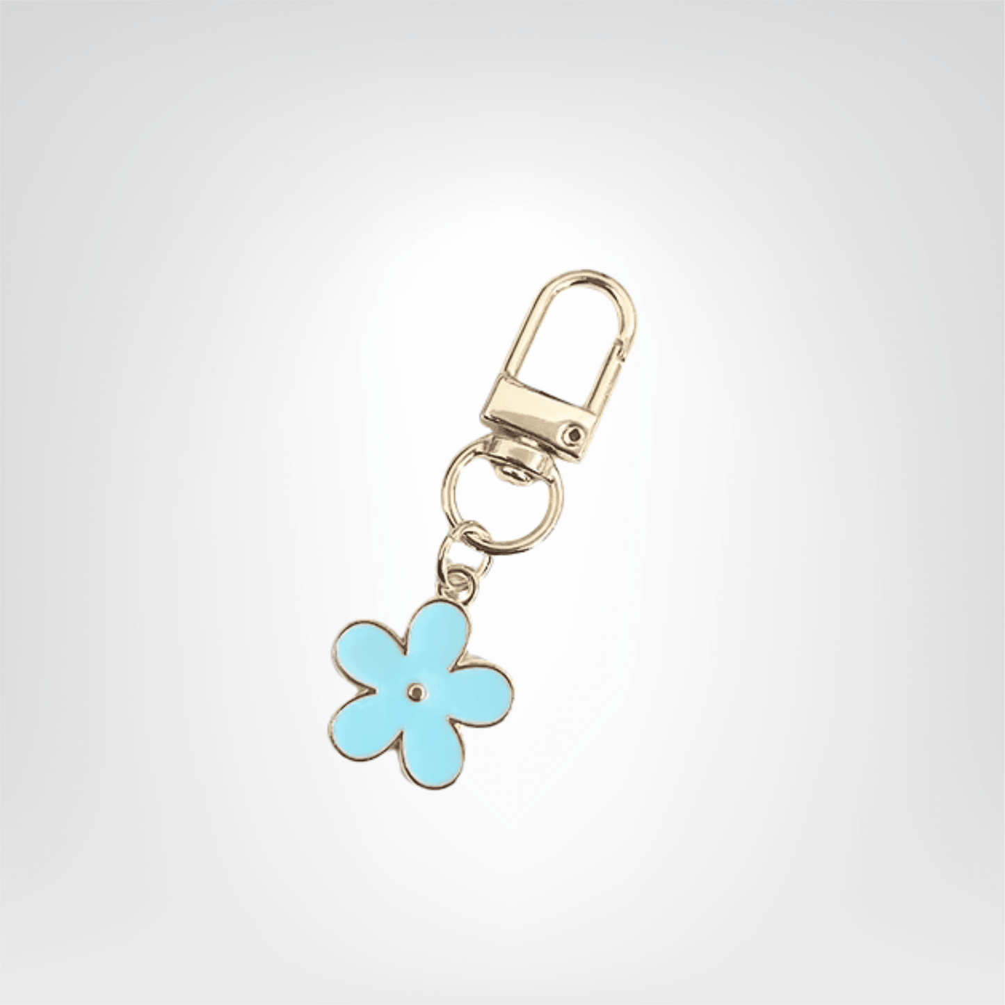 Porte - clés Bijou <br> La Fleur céleste - Bleu ciel