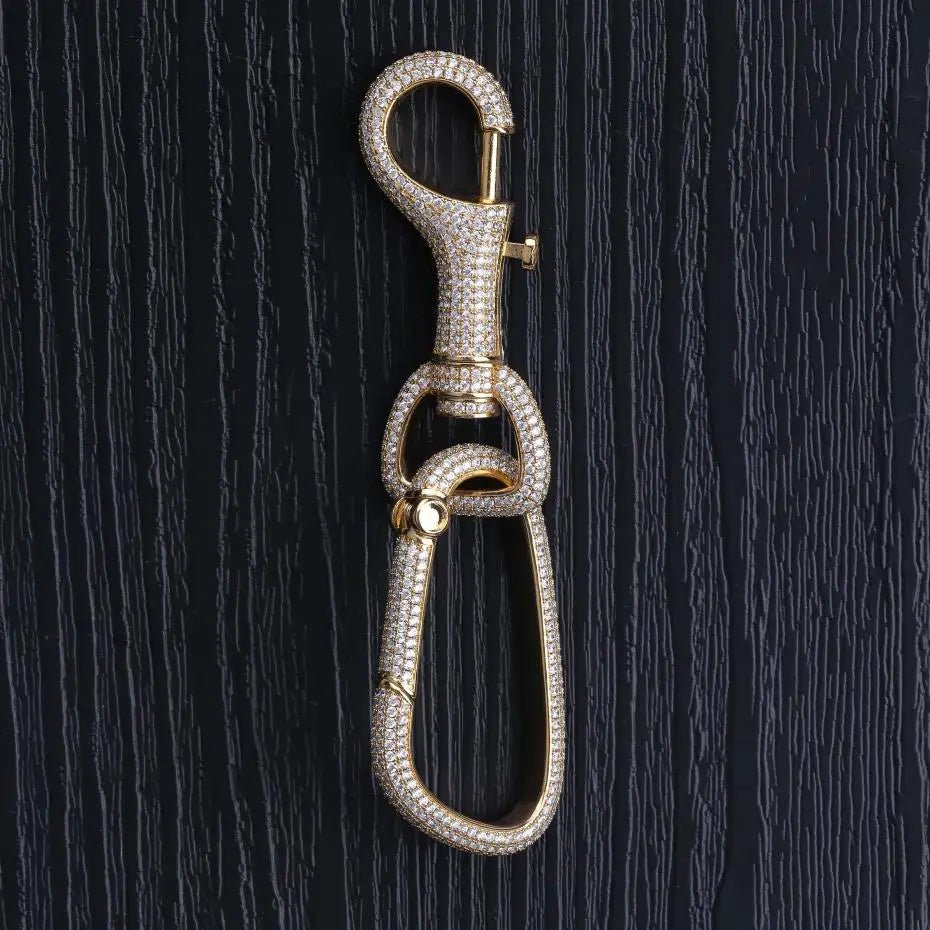 Porte - clés Bijou <br> Le Grillz Royal Doré - Doré