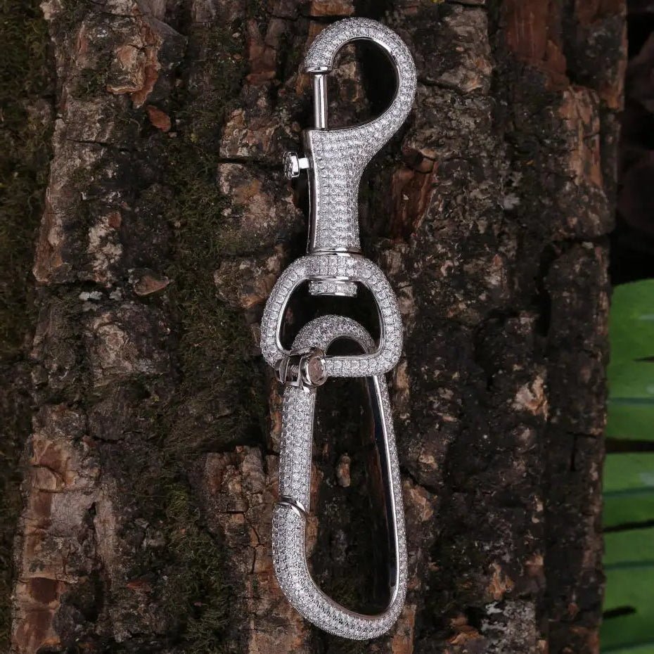 Porte - clés Bijoux <br> Le Crochet Grillz Argenté - Argenté