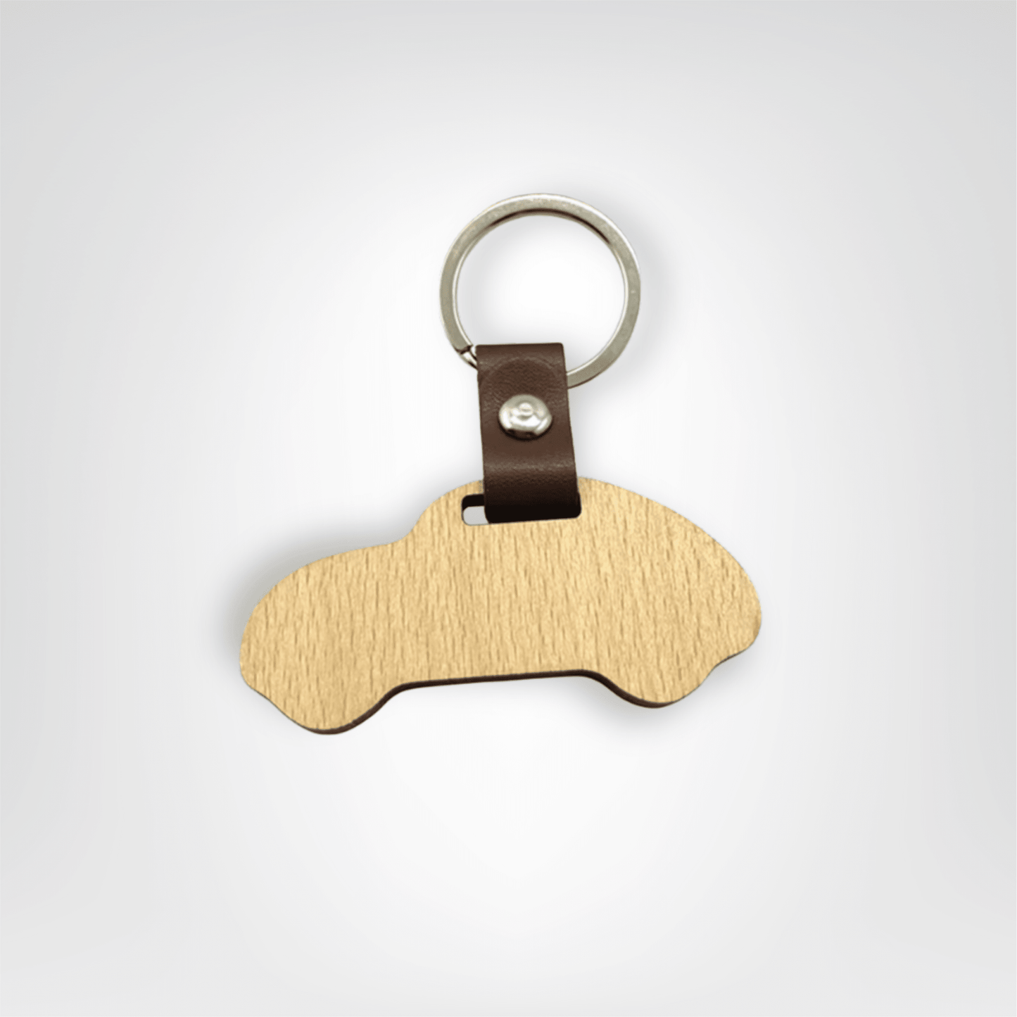 Porte - clés Bois <br> La Voiture Cuir Vintage - Bois