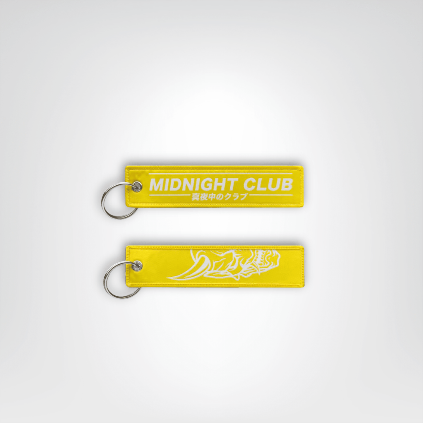 Porte - clés Lanière <br> Lot Midnight Club Jaune (x2) - Jaune