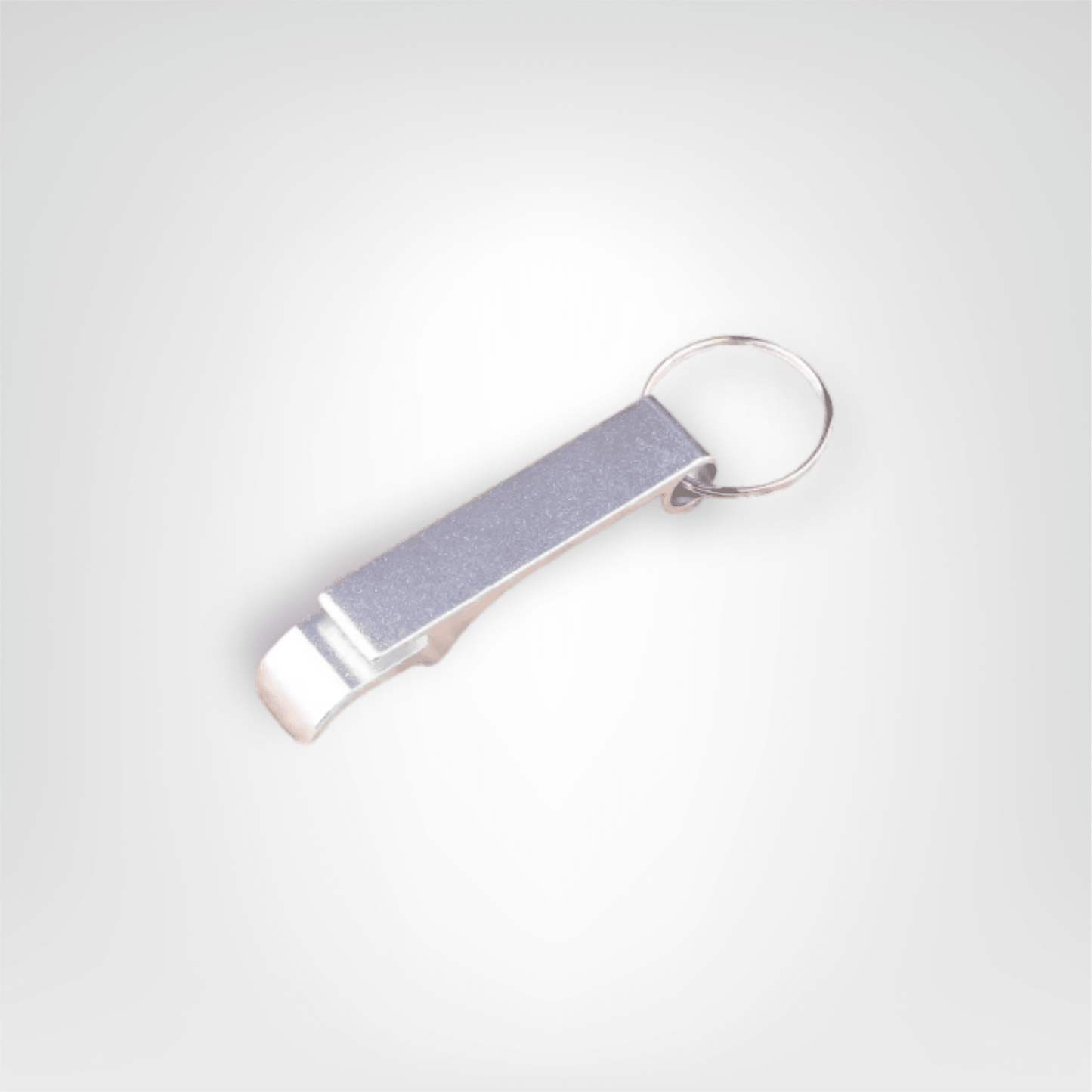 Porte - clés Métal <br> Le Décapsuleur Argenté Signature - Argent