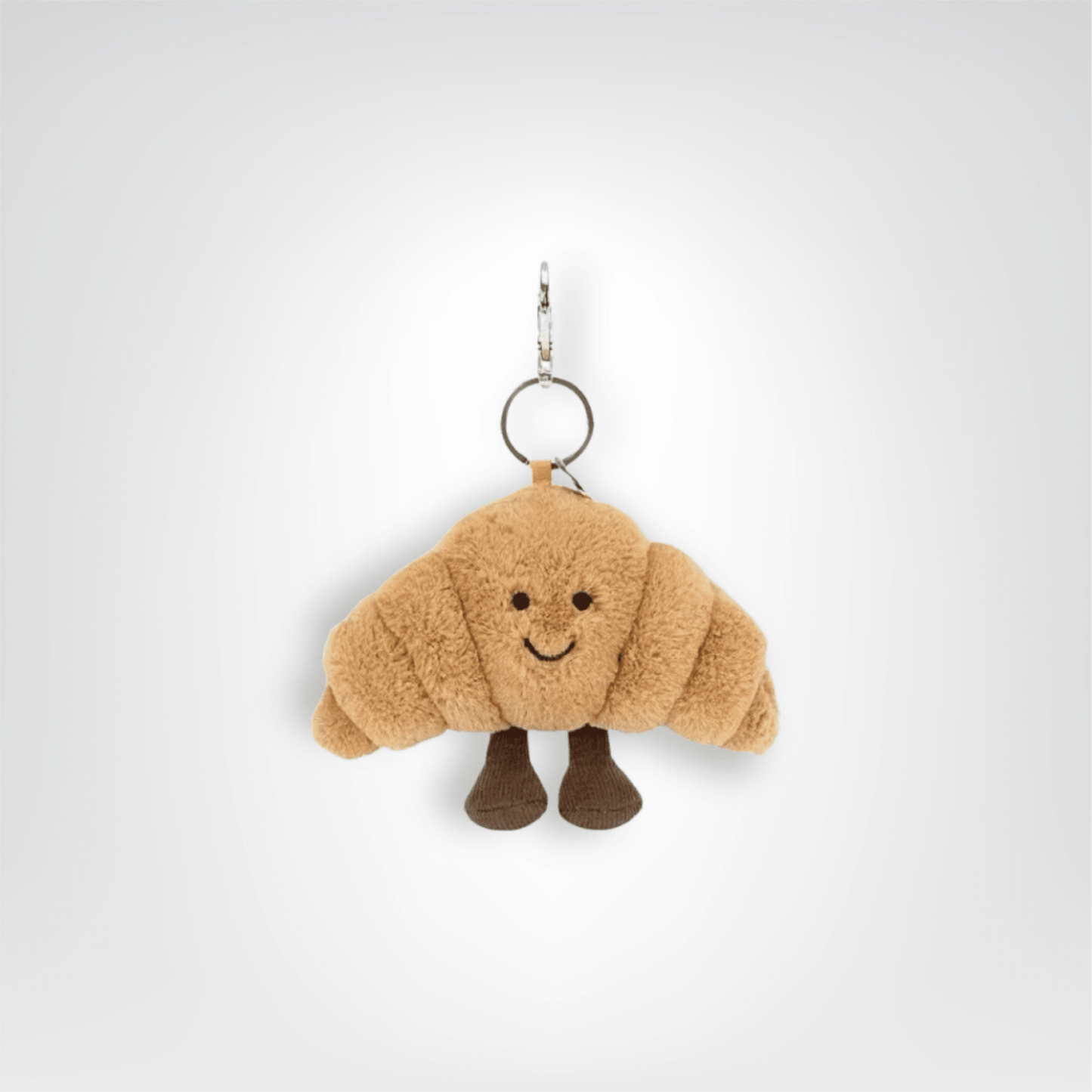 Porte - clés Peluche <br> Le Croissant joyeux - Croissant