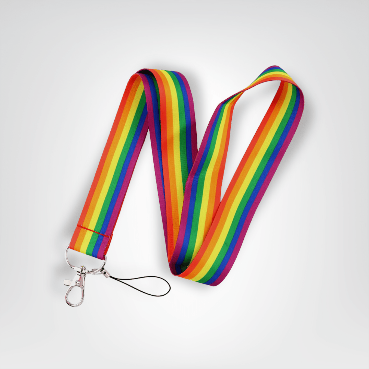 Tour de cou Porte - clés <br> La Lanière Arc - en - Ciel - Arc - en - ciel