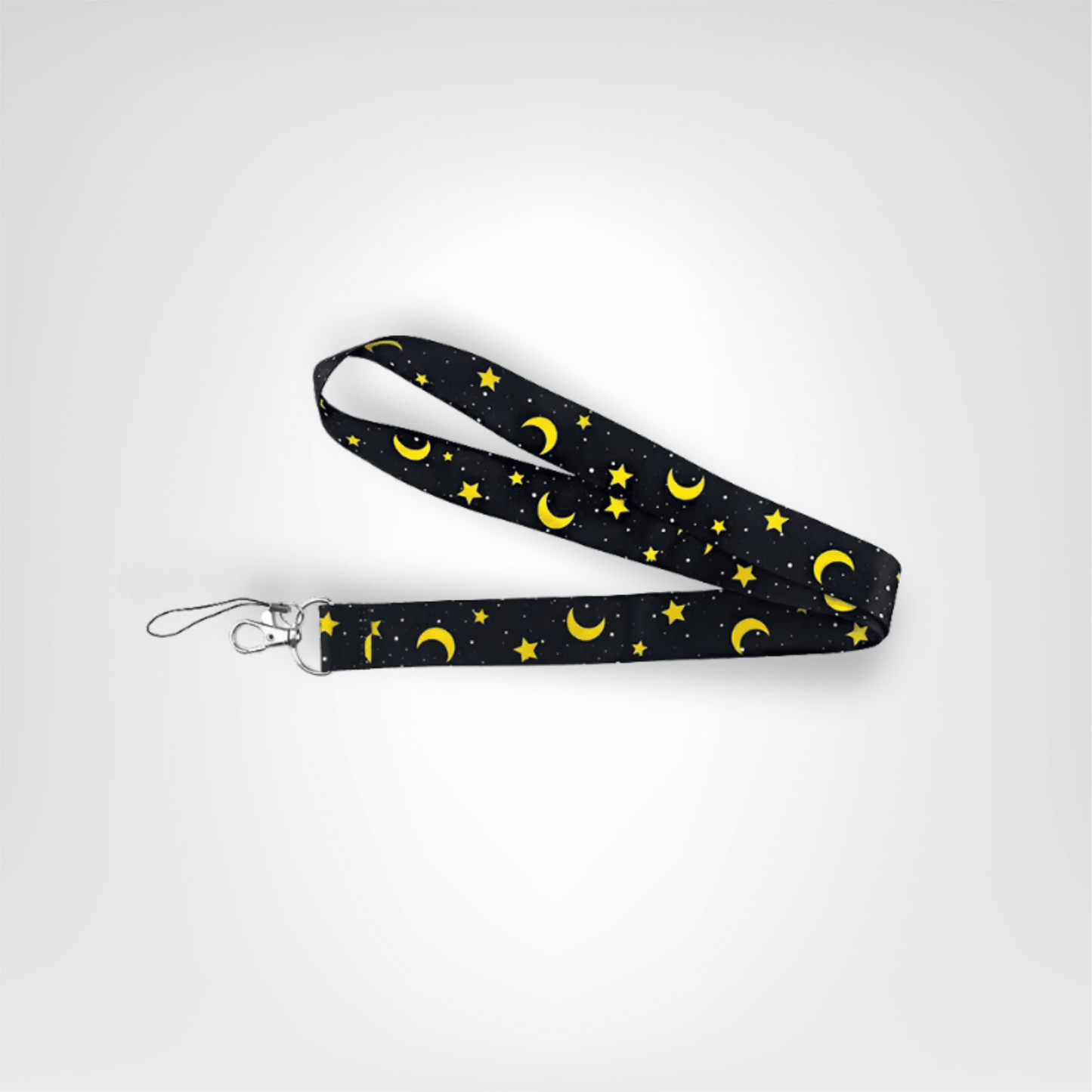 Tour du Cou Porte - clés <br> La Lanière Lune Noire - Lune noire