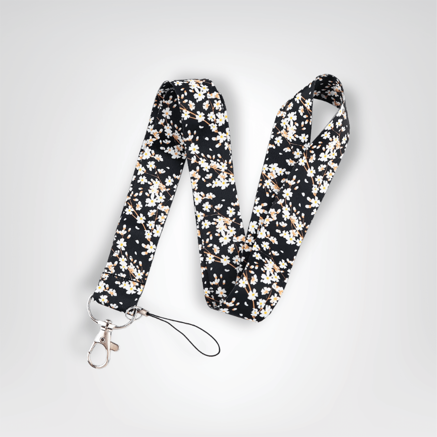 Tour du Cou Porte - clés <br> La Lanière Marguerite Nocturne - Marguerite nocturne