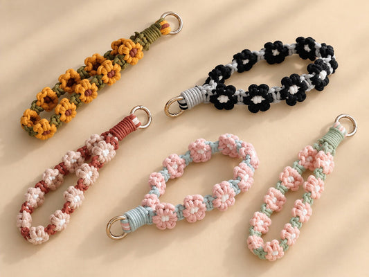 Fleurs, contrastes ou tons pastel : quel style de porte-clés macramé choisir ? - Cleorium