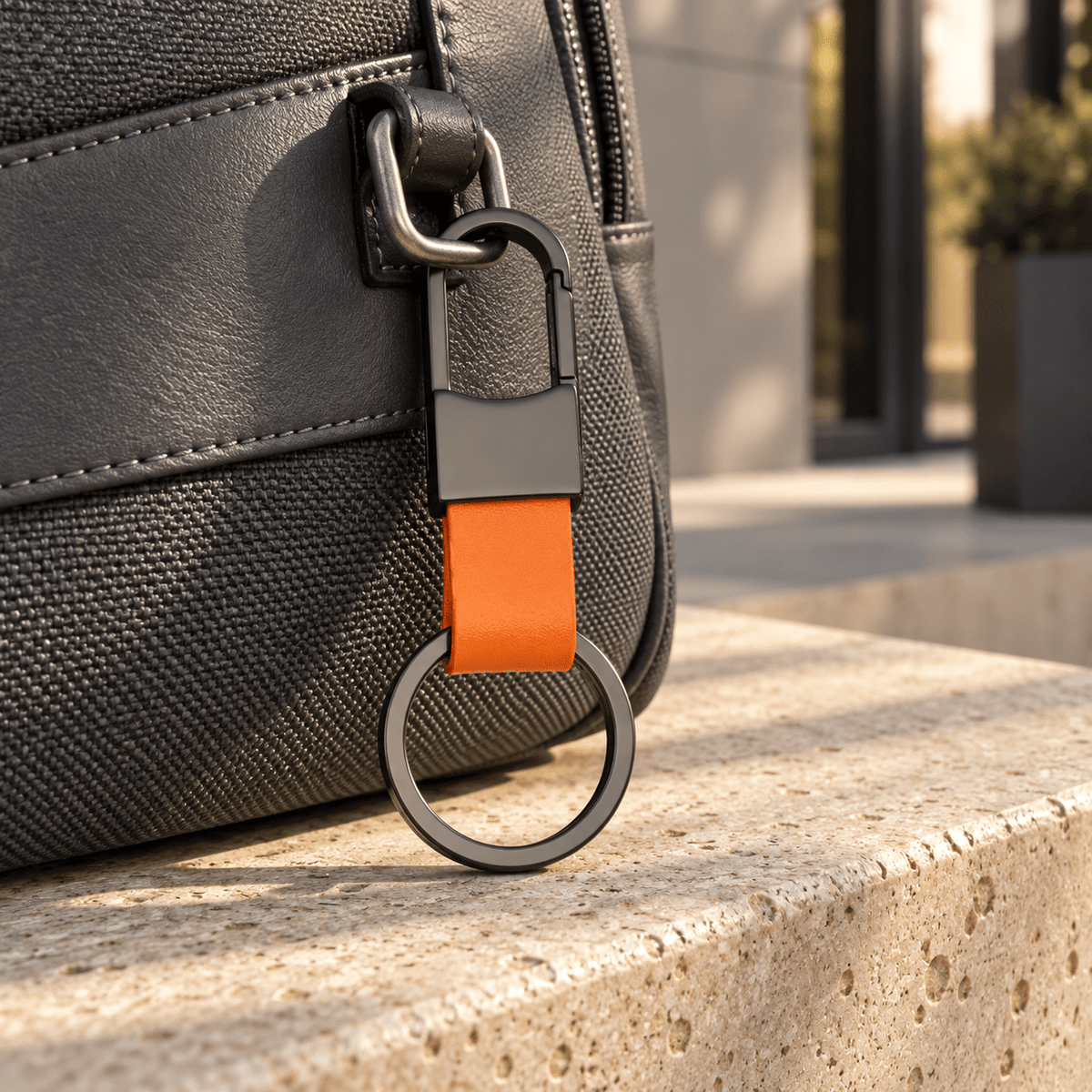 LA LANIÈRE CUIR ORANGE -