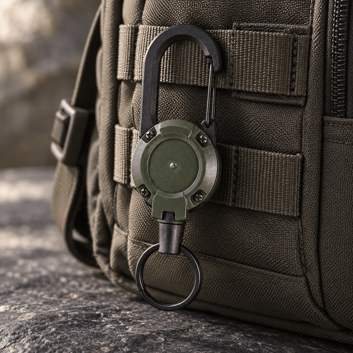 L’ACIER RÉTRACTABLE VERT ARMÉE -