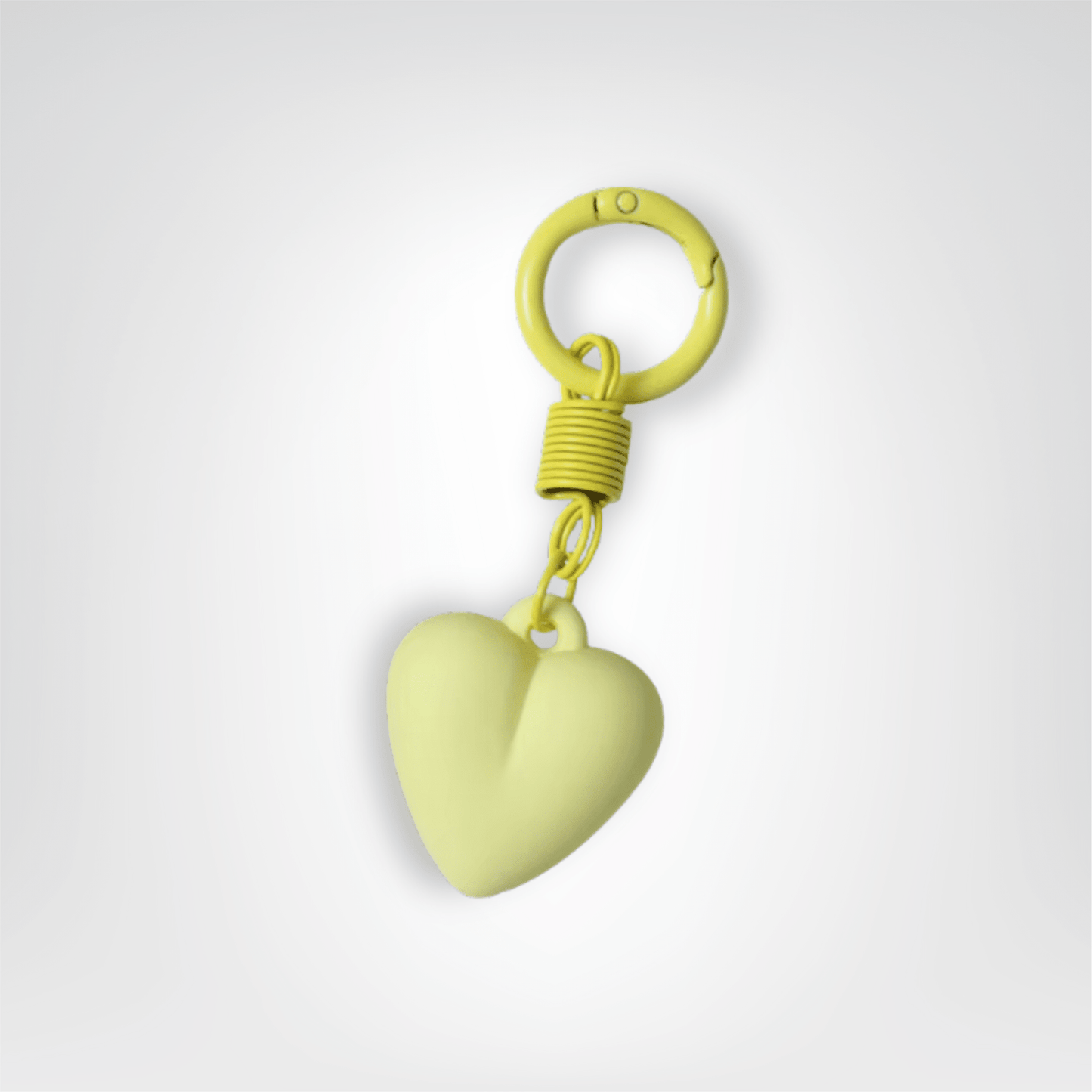 Porte - clé Cœur <br> Le Jaune éclatant - Jaune