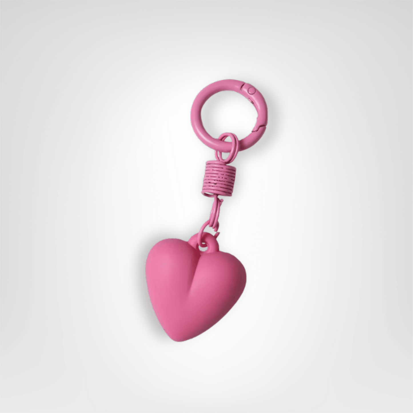 Porte - clé Cœur <br> Le Rose bonbon - Rose bonbon