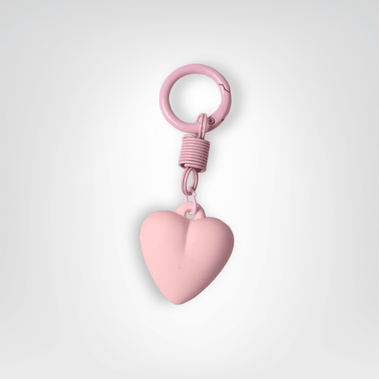 Porte - clé Cœur <br> Le Rose tendre - Rose tendre