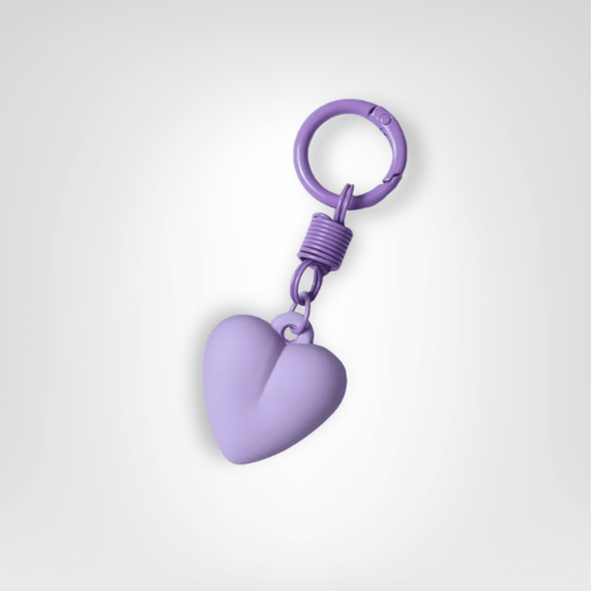 Porte - clé Cœur <br> Le Violet mystique - Violet