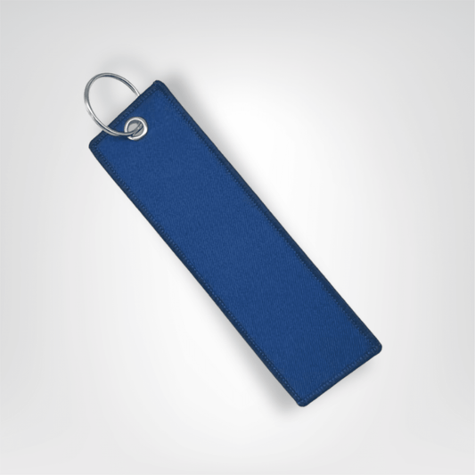 Porte - clé Lanière <br> Le Rider bleu foncé personnalisable - Bleu foncé