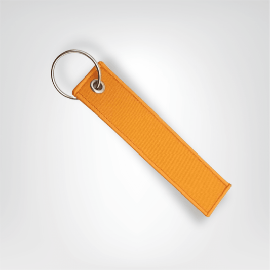 Porte - clé Lanière <br> Le Rider orange personnalisable - Orange