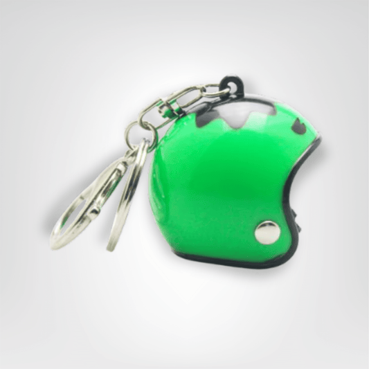 Porte - clé Moto <br> Le Casque vert - Vert
