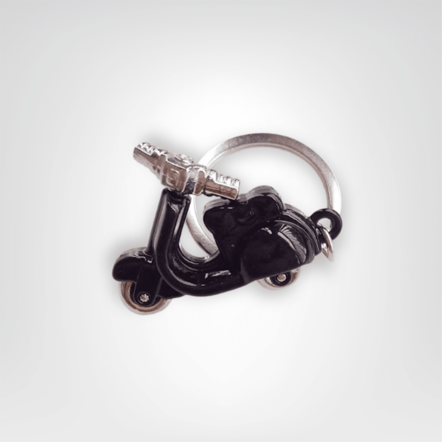 Porte - clé Scooter <br> Le Noir métal - Noir