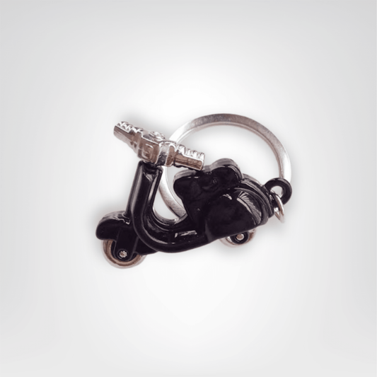 Porte - clé Scooter <br> Le Noir métal - Noir