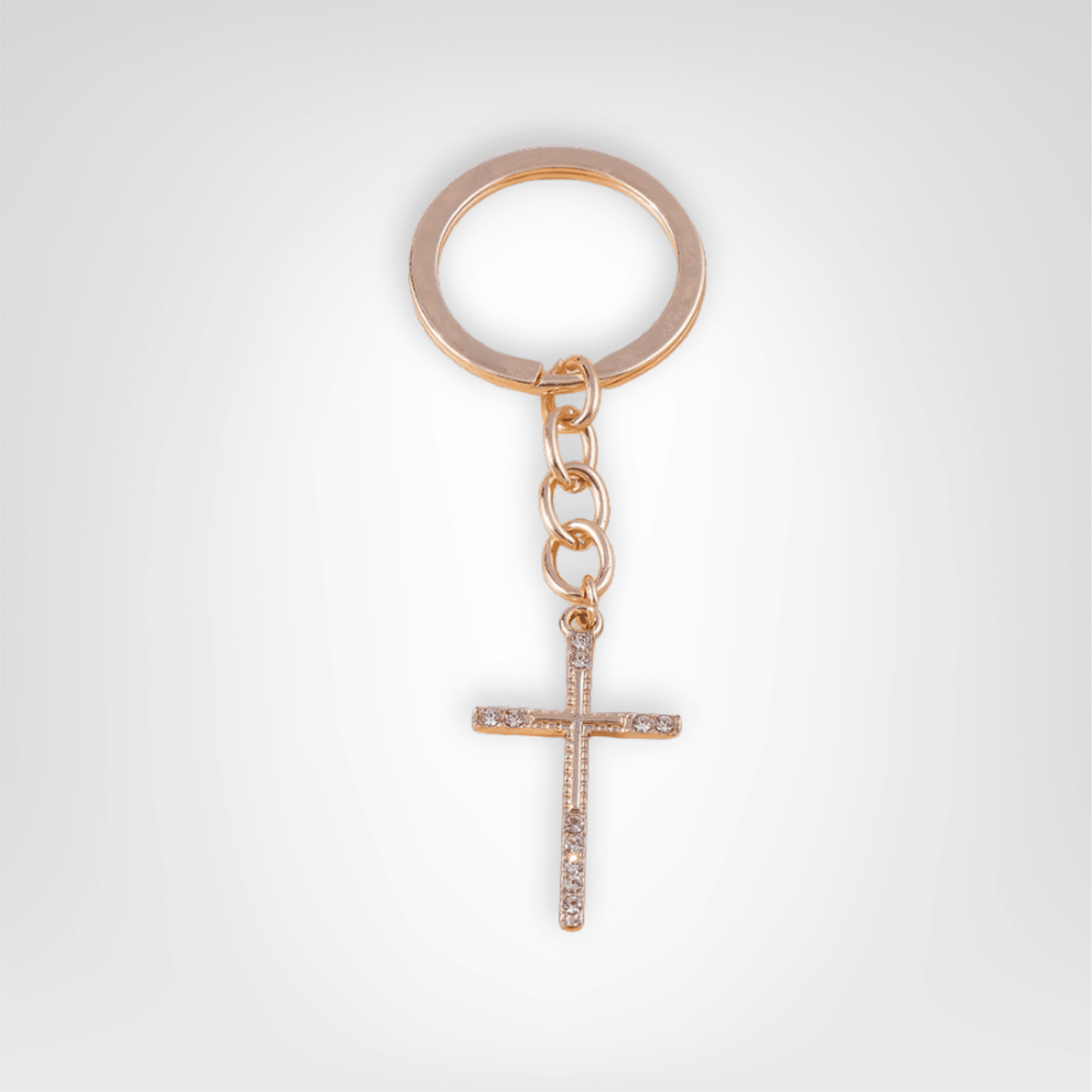 Porte - clés Bijou <br> La Croix dorée royale - Doré