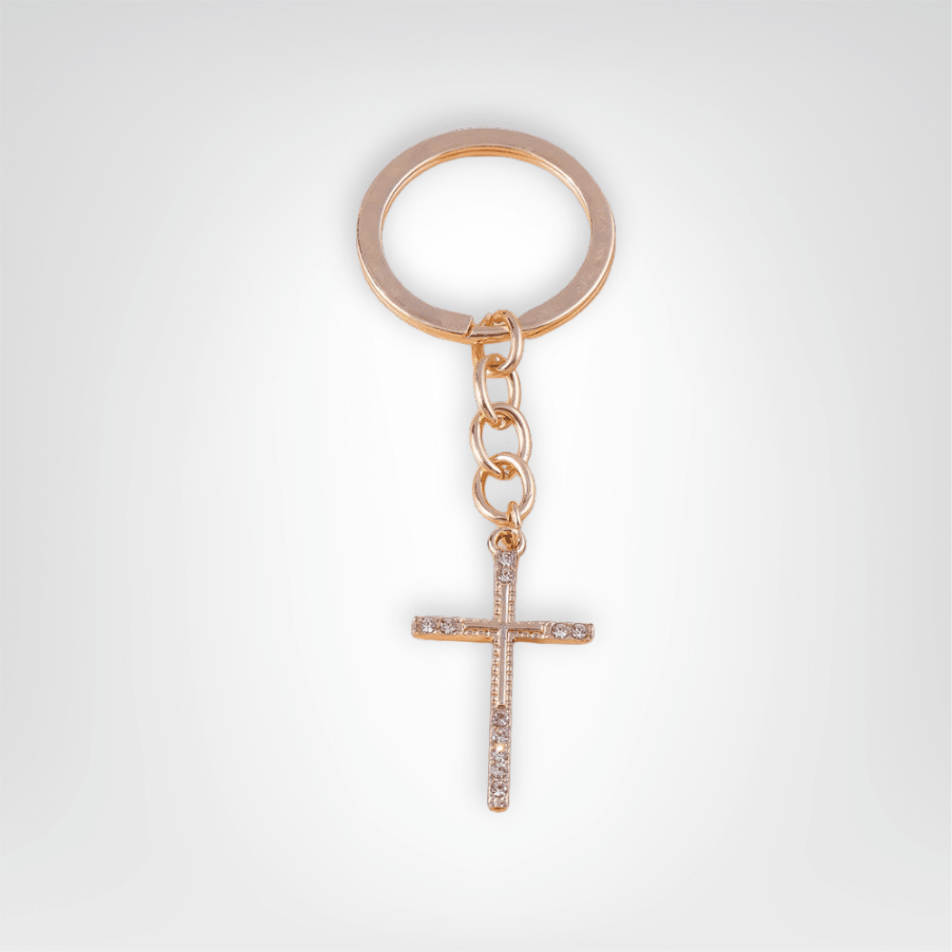 Porte - clés Bijou <br> La Croix dorée royale - Doré