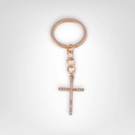 Porte - clés Bijou <br> La Croix dorée royale - Doré