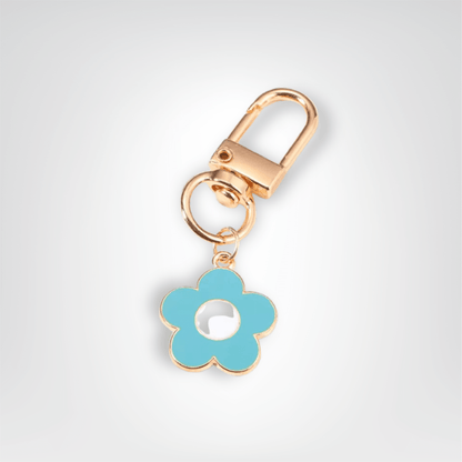 Porte - clés Bijou <br> La Fleur azur - Azur