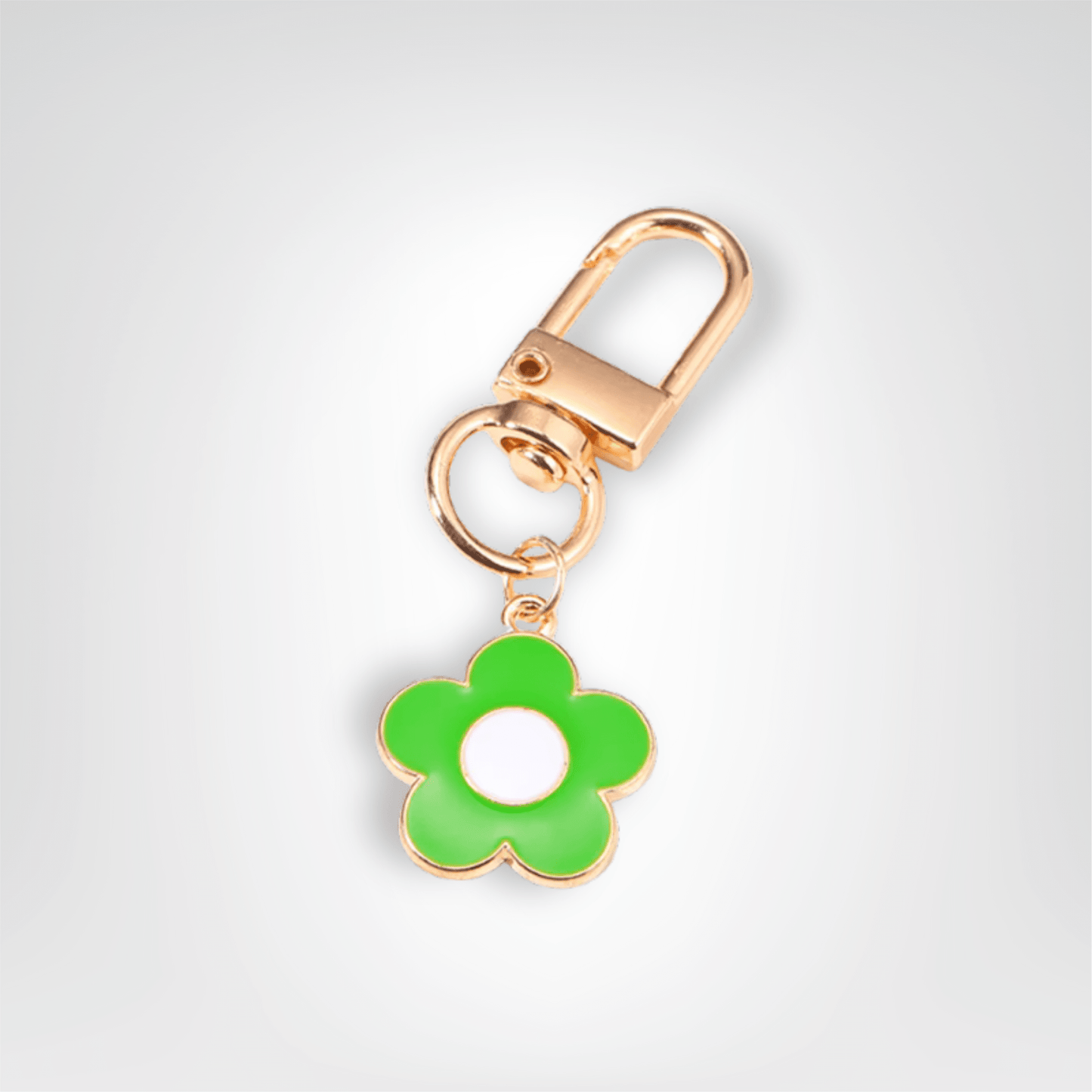 Porte - clés Bijou <br> La Fleur d’onyx - Émeraude