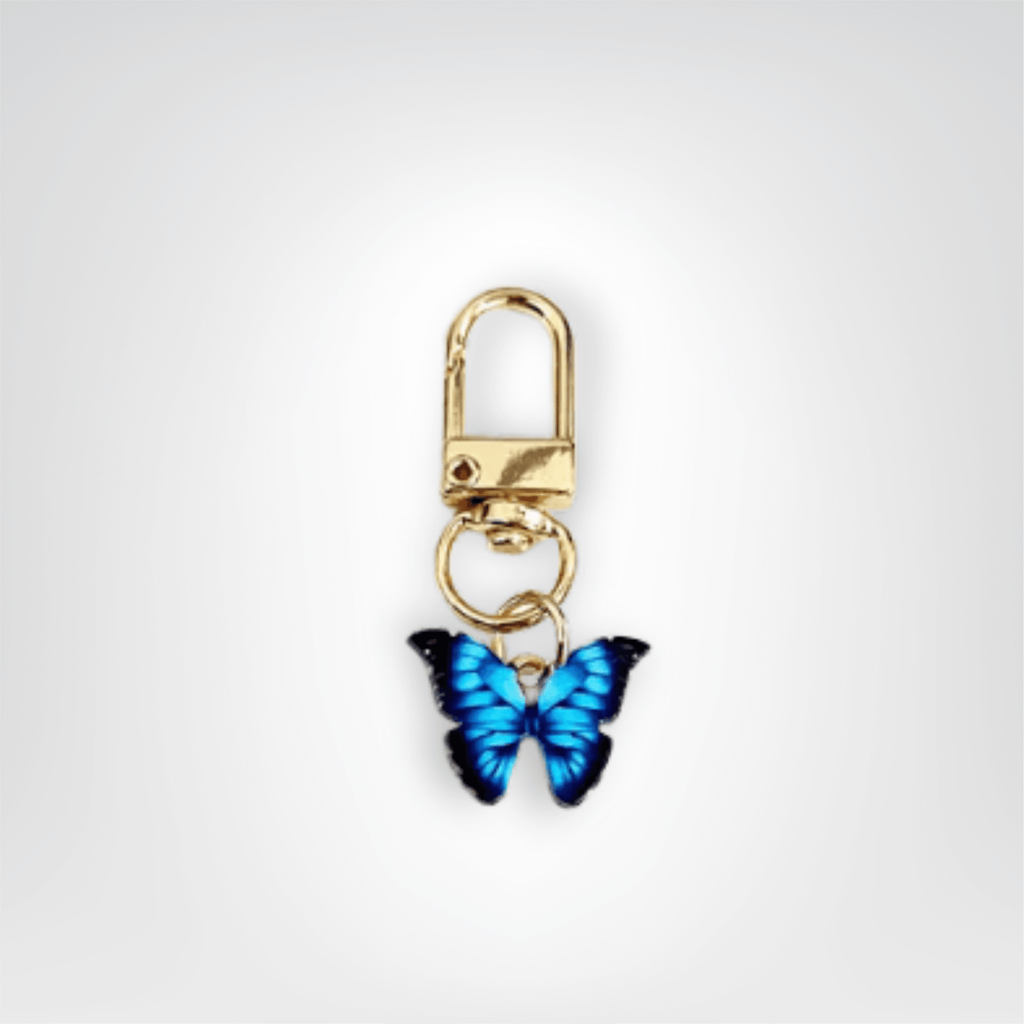 Porte - clés Bijou <br> Le Papillon nuit bleue - Nuit bleue