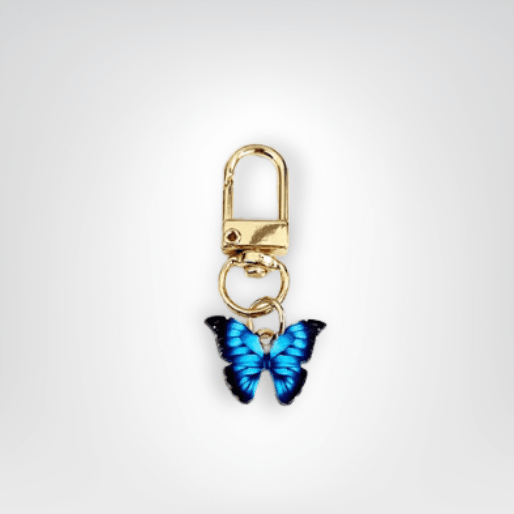 Porte - clés Bijou <br> Le Papillon nuit bleue - Nuit bleue