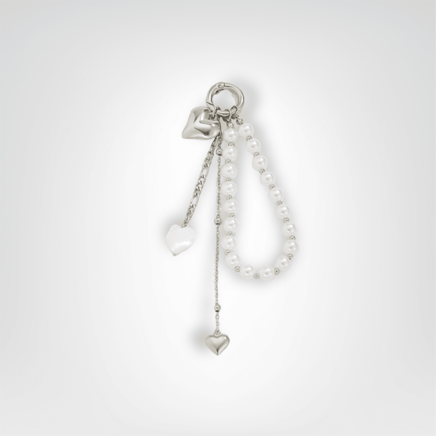 Porte - clés Bijou <br> Les Perles d’Amour - Argent
