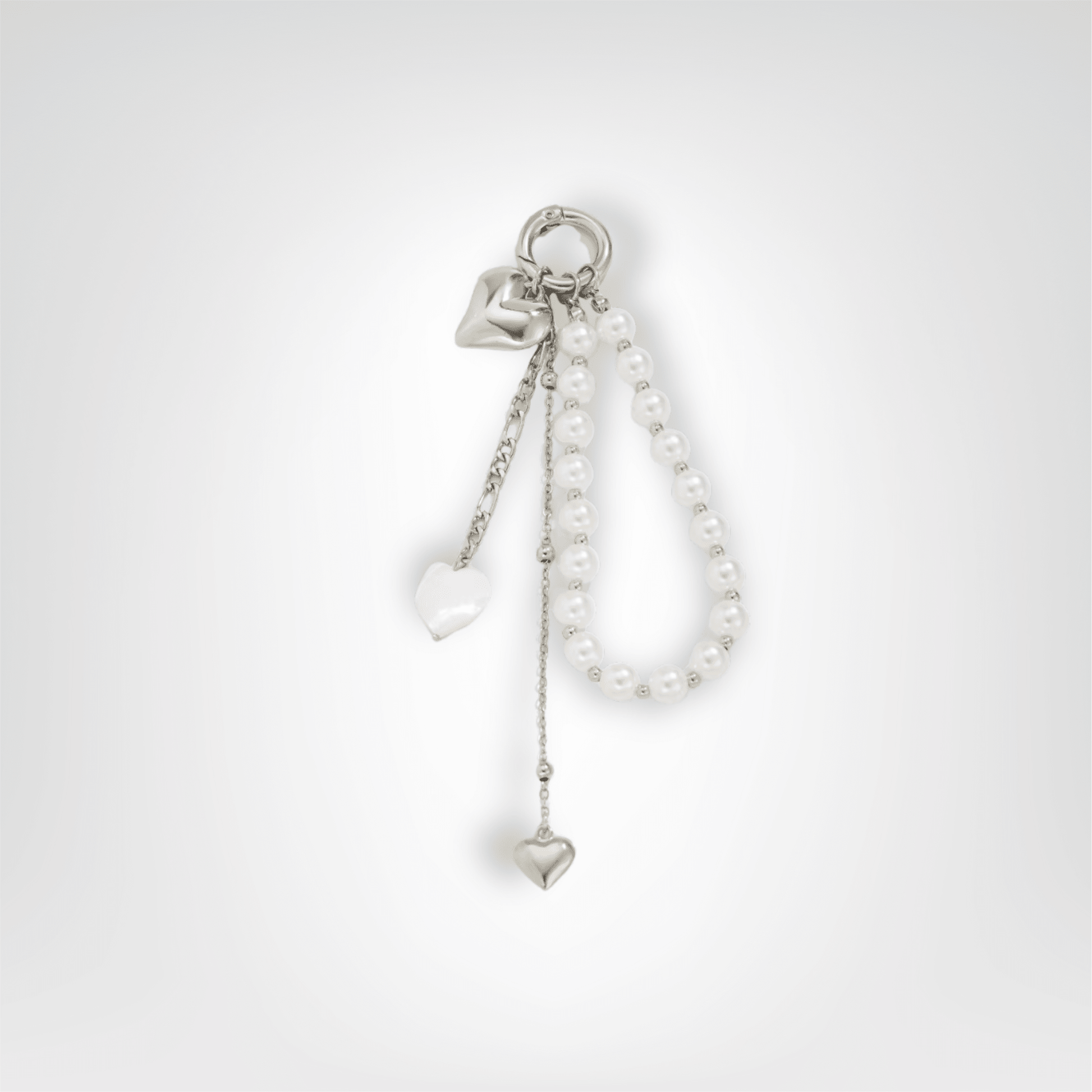 Porte - clés Bijou <br> Les Perles d’Amour - Argent