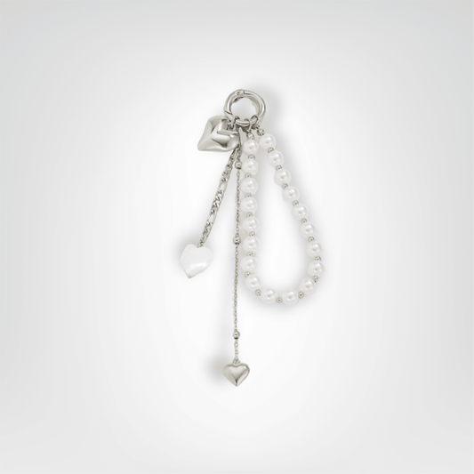 Porte - clés Bijou <br> Les Perles d’Amour - Argent