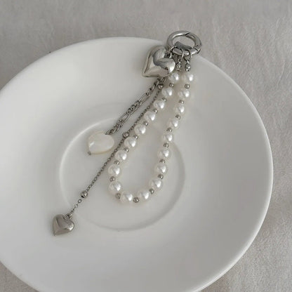 Porte - clés Bijou <br> Les Perles d’Amour - Argent