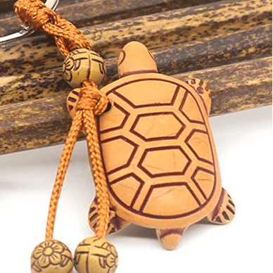 Porte - clés Bois <br> La Tortue Bohème - Bois