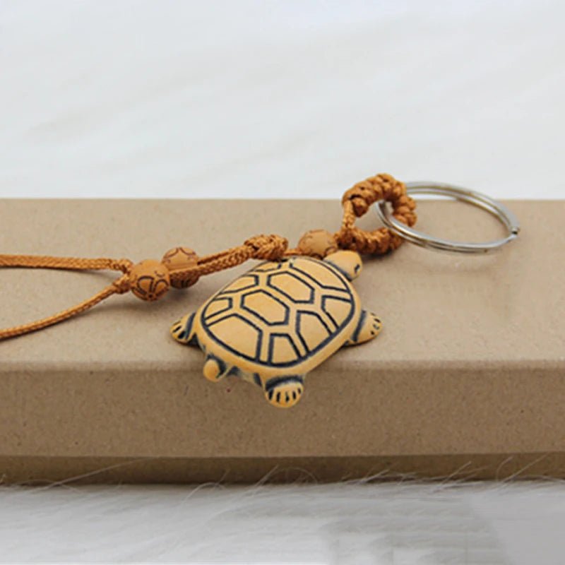 Porte - clés Bois <br> La Tortue Bohème - Bois