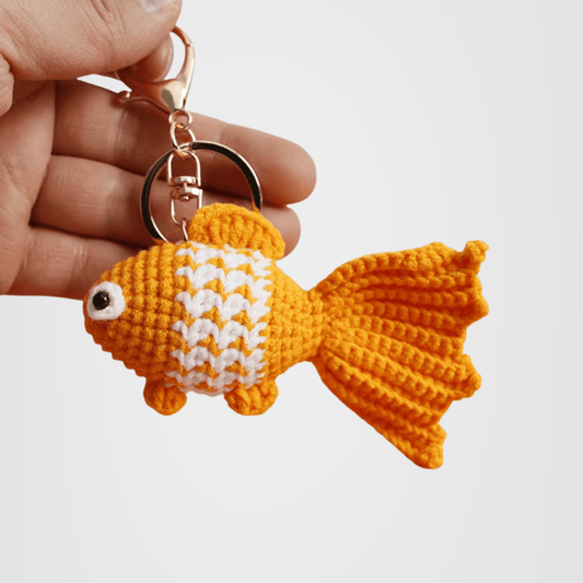 Porte - clés crochet <br> Le Poisson orange - Orange