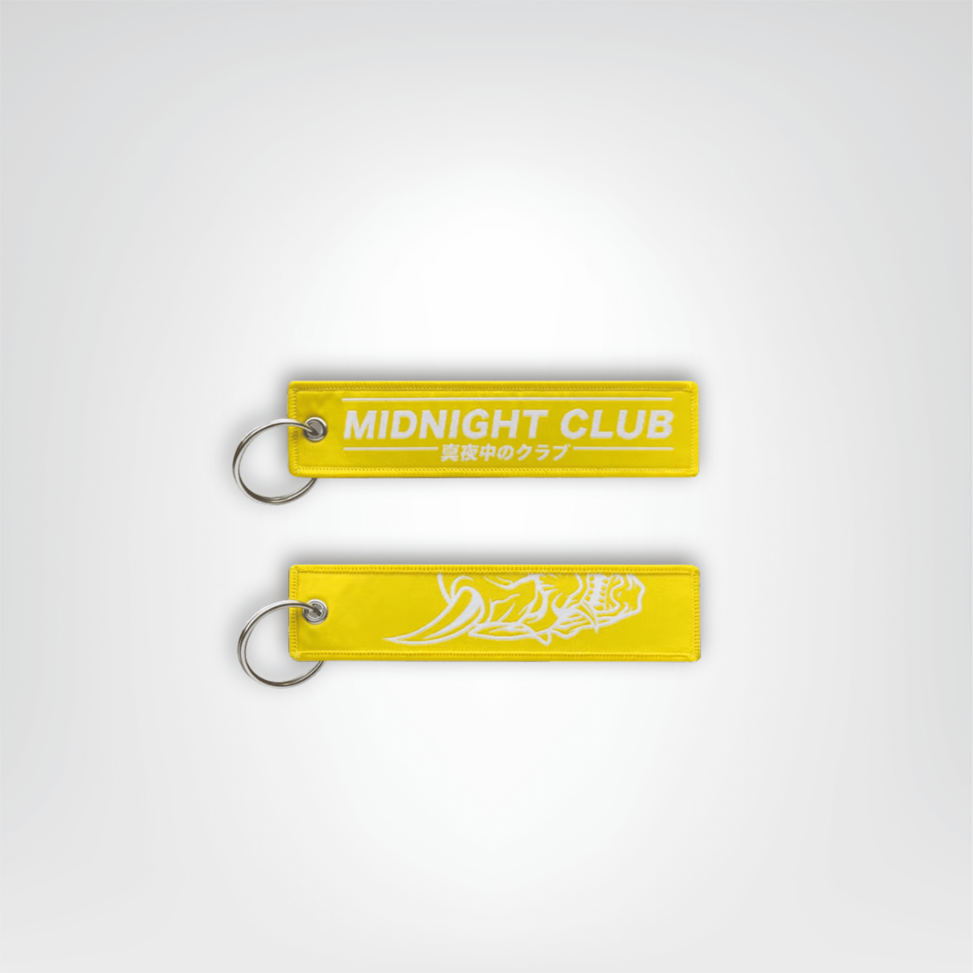 Porte - clés Lanière <br> Lot Midnight Club Jaune (x2) - Jaune