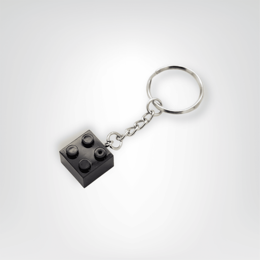 Porte - clés Ludiques <br> Lot Mini Blocs Noir Onyx - Noir onyx