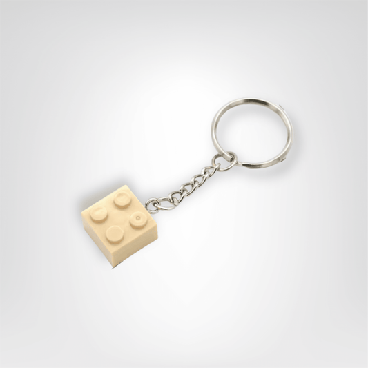 Porte - clés Ludiques <br> Lot Mini Blocs Sable - Beige