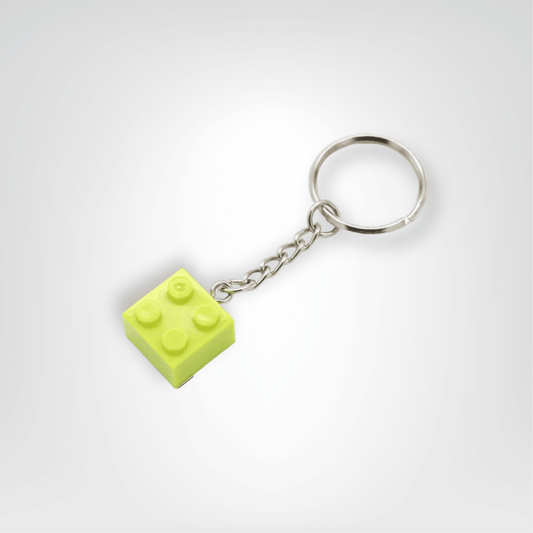 Porte - clés Ludiques <br> Lot Mini Blocs Vert Jade - Vert jade