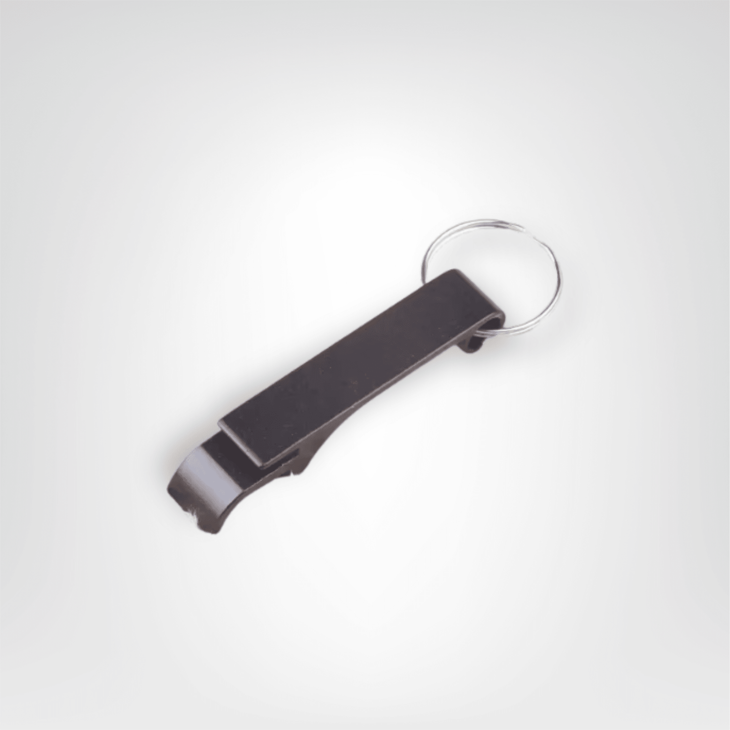 Porte - clés Métal <br> Le Décapsuleur Noir Signature - Noir