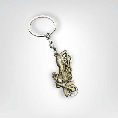 Porte - clés Moto <br> La Harley dorée - Harley dorée
