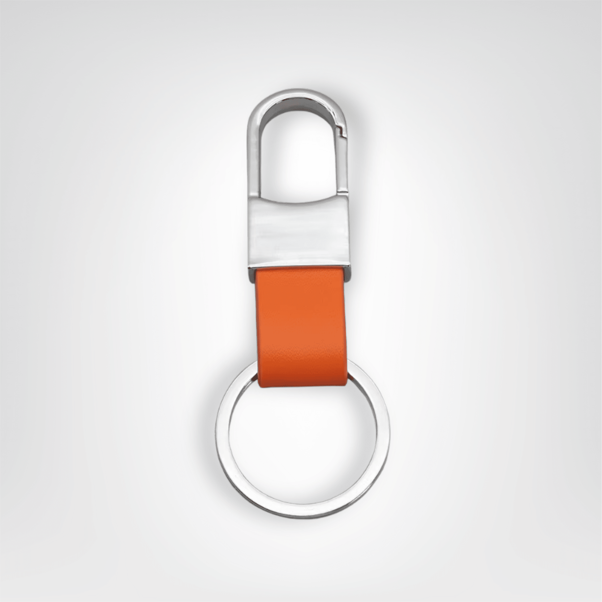 Porte - clés Mousqueton <br> L’Aurore Chromée - Orange