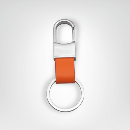 Porte - clés Mousqueton <br> L’Aurore Chromée - Orange