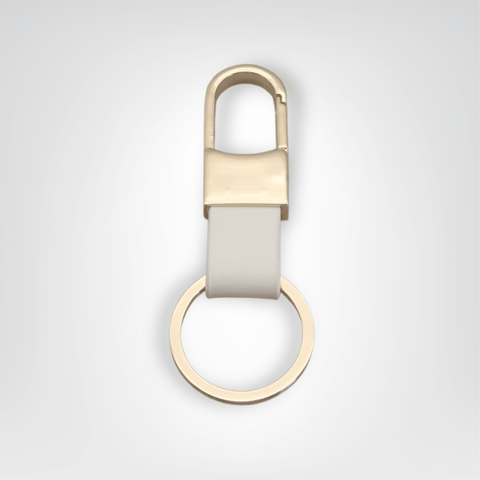 Porte - clés Mousqueton <br> Le Blanc Impérial - Blanc