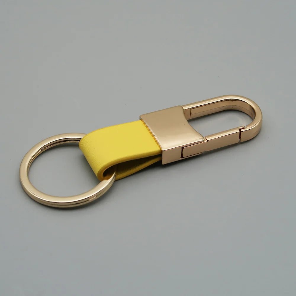 Porte - clés Mousqueton <br> Le Soleil Doré - Jaune