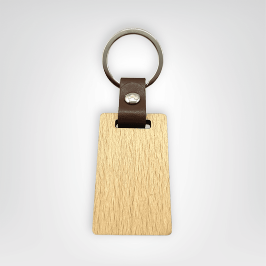 Porte - clés Naturels <br> Le Rectangle de Bois - Bois