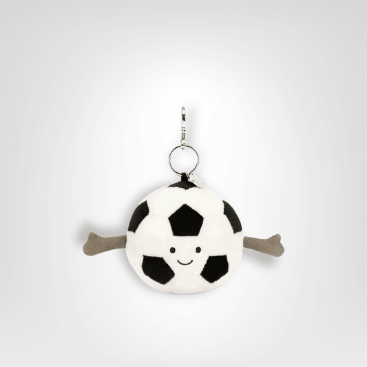 Porte - clés Peluche <br> La Balle de football joyeuse - Balle de football